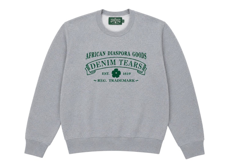 Denim Tears of 1619 Crewneck "Grey"